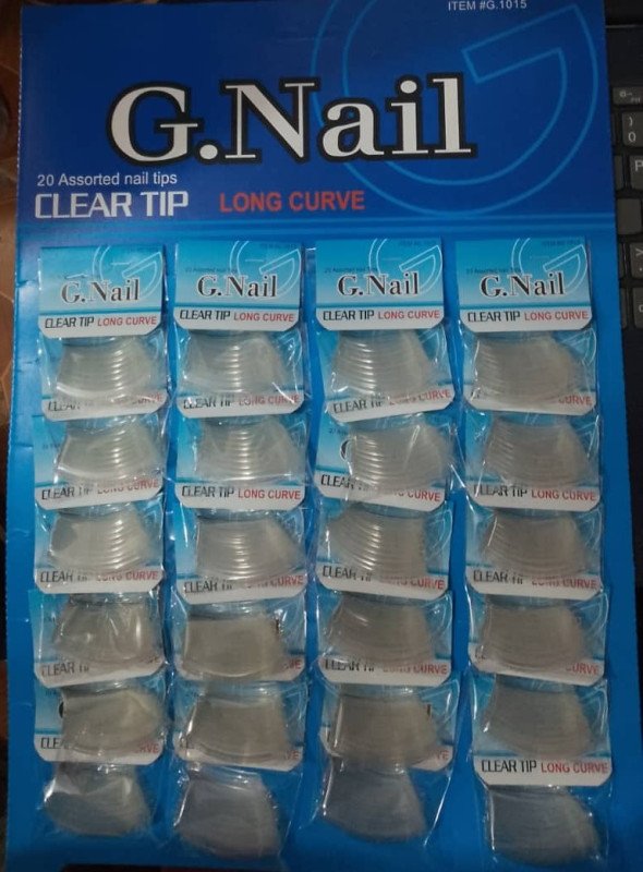 Faux Ongles G. Nail Clear Tip KJZJ005